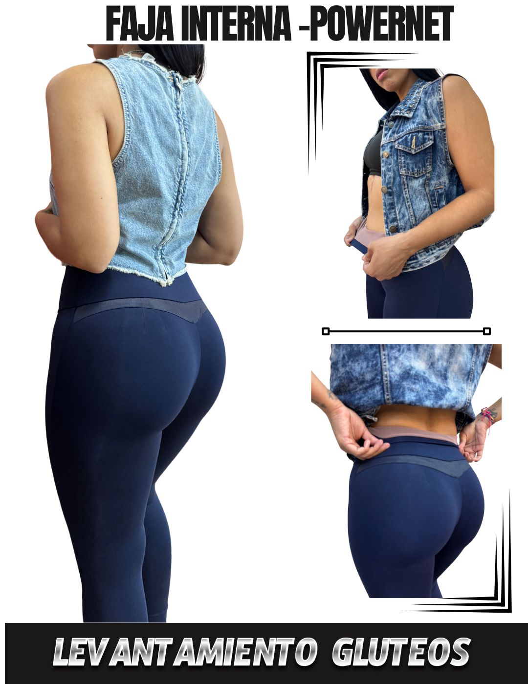 LEGGIS DE LUJO LEVANTA GLUTEOS + BRASIER