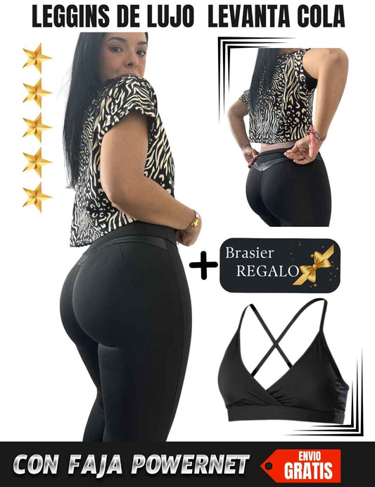 LEGGIS DE LUJO LEVANTA GLUTEOS + BRASIER